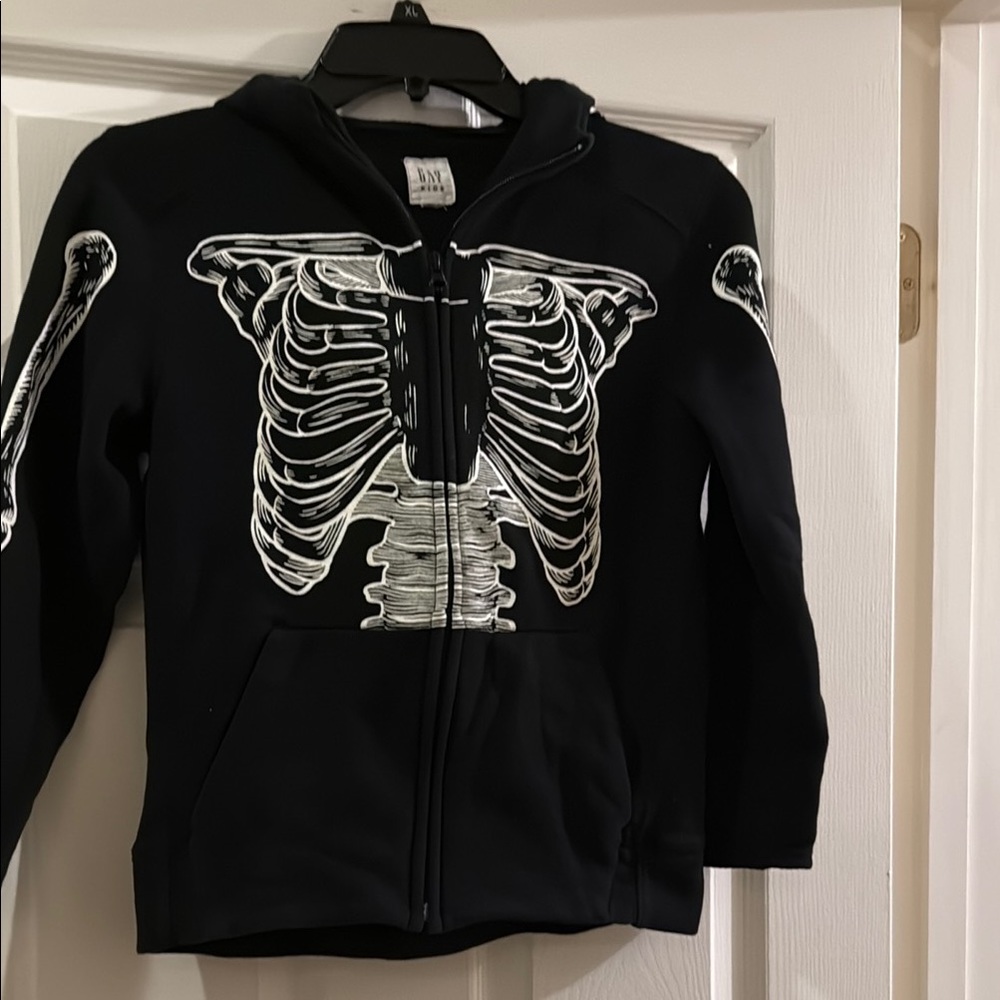 GAP Black Skeleton Hoodie for Kids